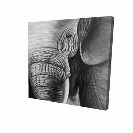 FONDO 16 x 16 in. Elephant-Print on Canvas FO2792162